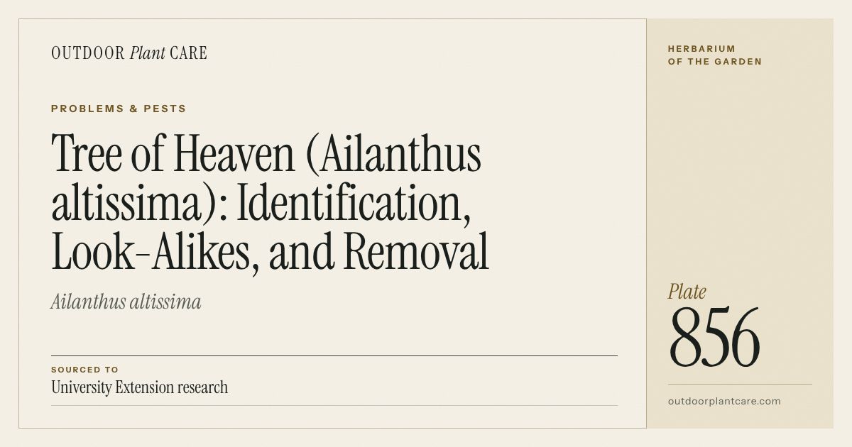 Tree of Heaven: How to Identify and Kill Ailanthus